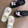 Cute Cartoon Hole Shoes Women's New Summer Outer Wear Runaway Not Tired Feet Breathable Non-slip Not Smelly Foot Bag Head Slippers