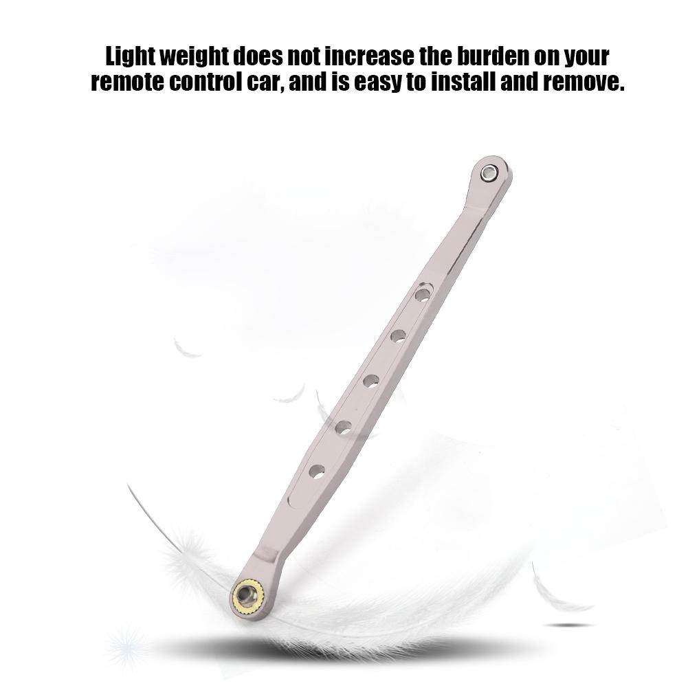 Aluminium Alloy Lower Suspension Links Remote Control Car Accessory for 1 10 Axial 90018 RC CrawlerTitanium Color