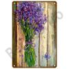 Vintage Metal Plaque Plates Decor Garden Flower Rules Metal Sign For Pub Bar Home Wall Decor Art Tin Signs Flower Poster Gift