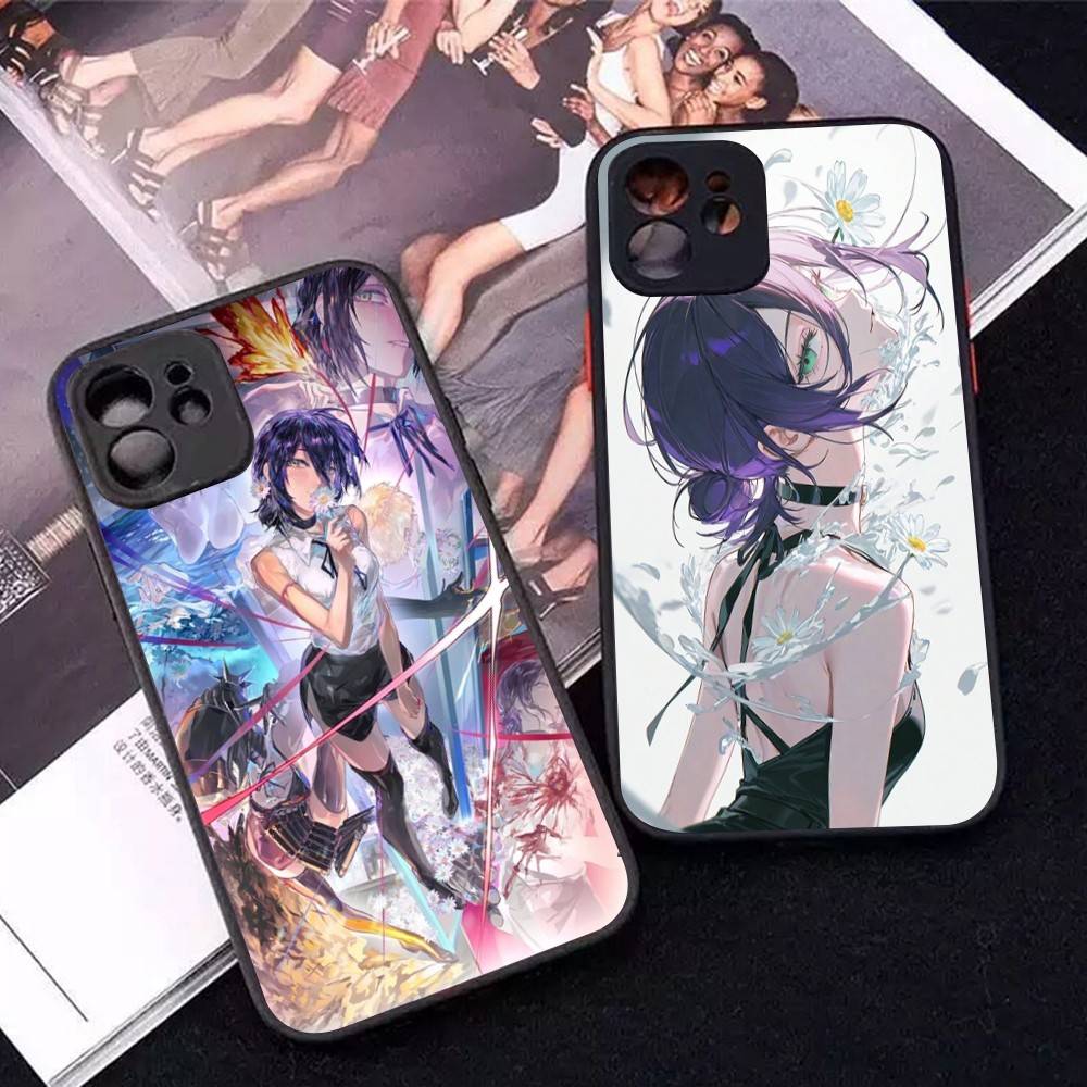 Anime Chainsaw Man Reze Arc Phone Case For IPhone 11 12 13 14 15 16 Pro Plus X XS MAX Matte Bumper Shockproof Cover