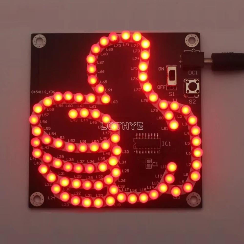 Light-Emitting Diode Flowing Light Kit Soldering Practice Electronic Soldering Kit