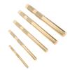 Drift Punch Set Knurled 1/4inch 3/8inch 1/2inch 5/8inch 3/4inch Brass Drift Punch Tool for