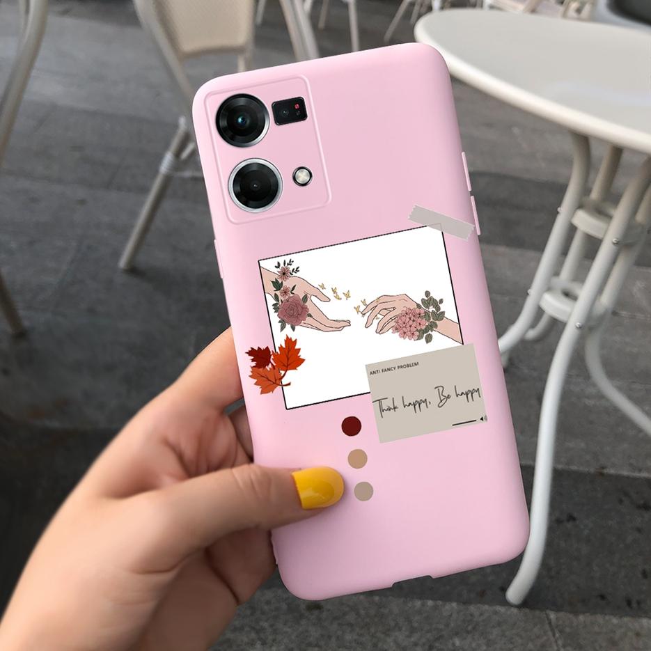 Чехол для Oppo Reno7 4G CPH2363 Oppo F21 Pro 2022 Красивый Чехол с Рисунком Мягкий ТПУ Чехол для Телефона Для Oppo Reno 7 F21 Pro Задняя Крышка