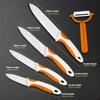 Ceramic Knives Kitchen Knives 3 4 5 6 Inch Chef Knife Cook Set+peeler White Zirconia Blade Multi-color Handle High Quality