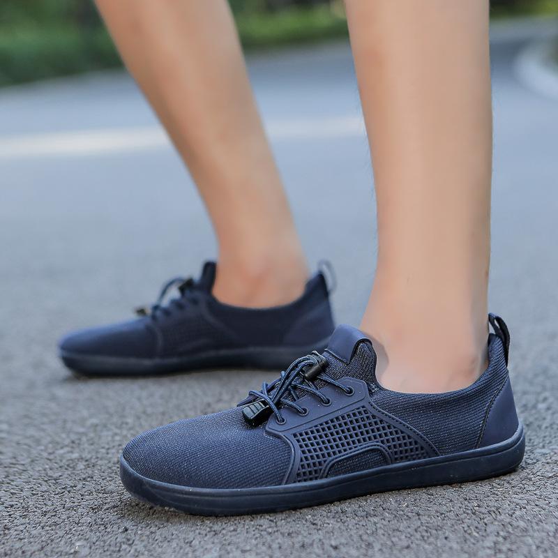 Босоножки с широким носком мужские и женские больших размеров, обувь с широкой колодкой, дышащая нескользящая резиновая подошва, обувь для фитнеса и велоспорта в помещении