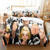 Anime Bedding Sets Tokyo Revengers USEuropeUK Size Quilt Bed Cover Pillow Case 2-3 Pieces Sets Adult Children Duvet Cover