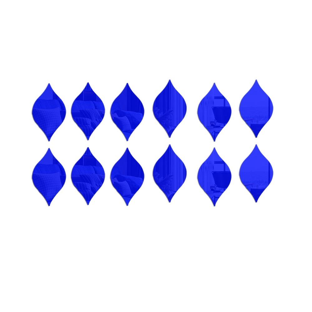 12 шт./компл. наклейки на стену в форме капли воды, акриловые наклейки на вход, 3D-линзы для ванной комнаты