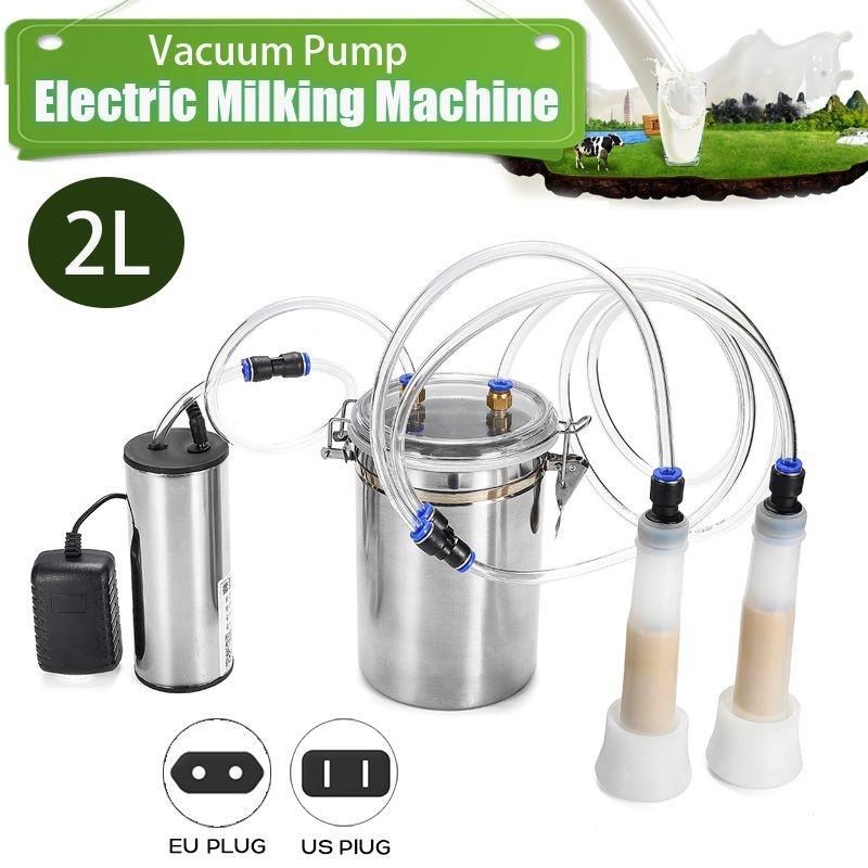Дояр нержавеющей стали электрического доильного аппарата 2Л портативный для коров овец