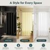 White Bathroom Curtain Thickened Waterproof Curtain Minimalist Shower Curtain  Bathroom
