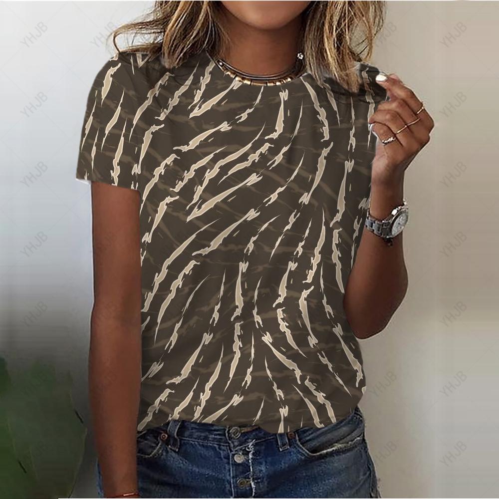 Сексуальная футболка для женщин, модные повседневные шорты с леопардовым принтом, футболка с рукавами для девочек, красивые уличные футболки, футболка с круглым вырезом для женщин