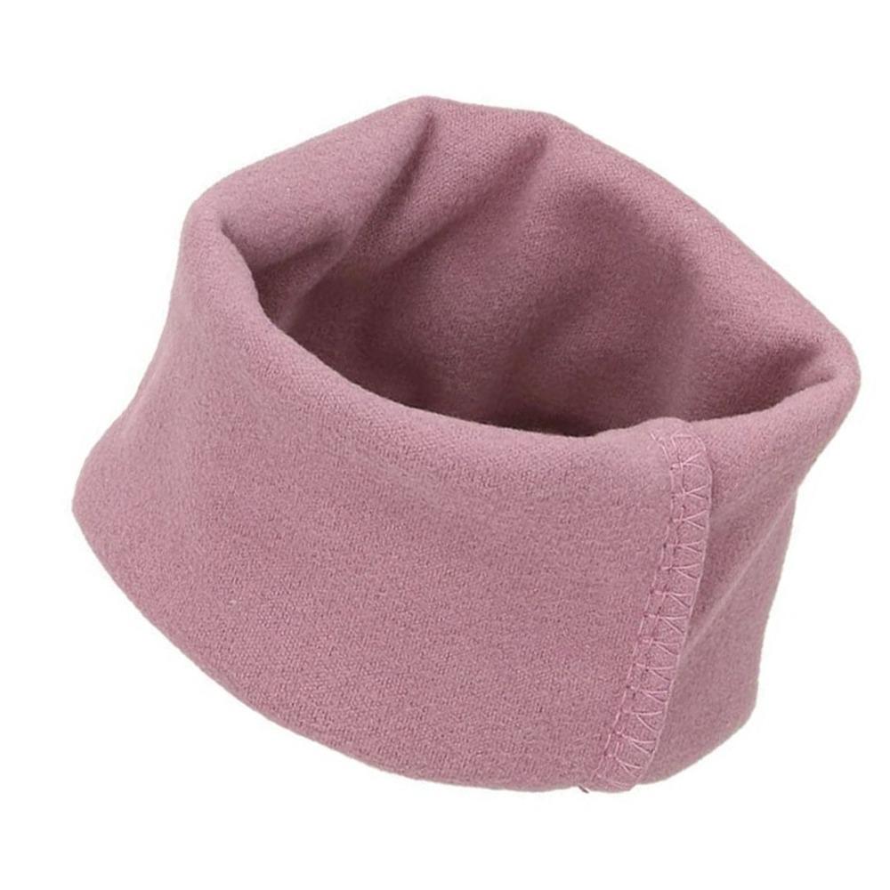 High Stretch Dog Ear Hood Solid Pink Cat Ear Wrap Flexible Cut Noise Block Earmuffs Car Travel