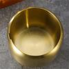 3PCS Round Handle Stainless Steel Seasoning Jar, Gold Color, Kitchen Spice Jar, Seasoning Container