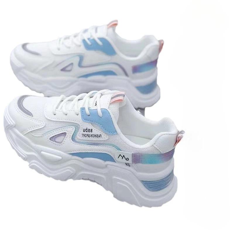 Женская осенняя новая модная спортивная обувь, удобные туфли на плоской подошве, нескользящие кроссовки, женские универсальные повседневные кроссовки