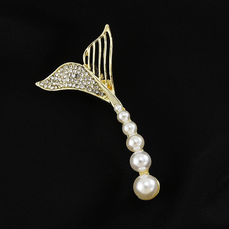 Brooch High-End Sense Niche Light Luxury Suit Bow Rhinestone Corsage High-End Alloy Creative Clothing Accessories