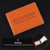 Men's 2024 New Model Leather Driver's License and Vehicle Document Holder with Protective Cover