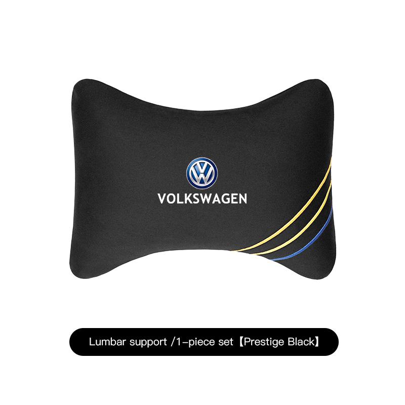 For Volkswagen eA3 Car Headrest Cover Auto Seat Cover Head Neck Rest Pillow For VW GTI Polo Golf MK6MK7 Passat Atlas Jetta Tiguan Arteon CC Hub Cap