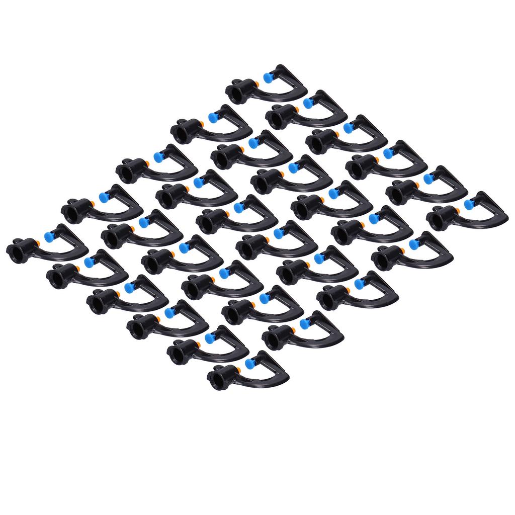 30Pcs G Type Refractive Nozzle Irrigation Misting Sprinkler Head for Garden Greenhouse