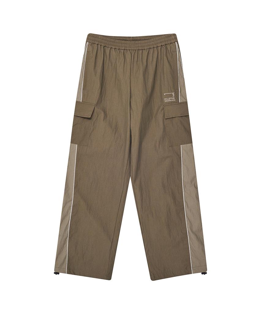 BONATSPALETTE Bp Incision Nylon Cargo Pants_Khaki