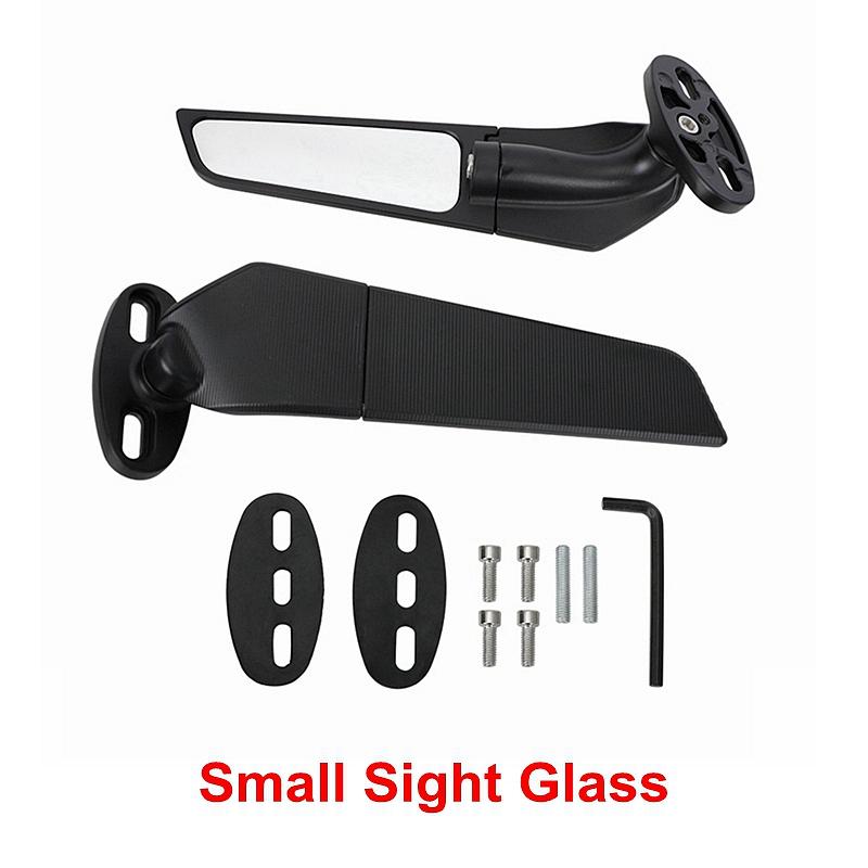 Мотоциклетное ветрокрыло, регулируемое вращающееся зеркало заднего вида для Suzuki GSXR ZX10R Yamaha YZF R6 R1 Honda CBR 250R 650R CBR125