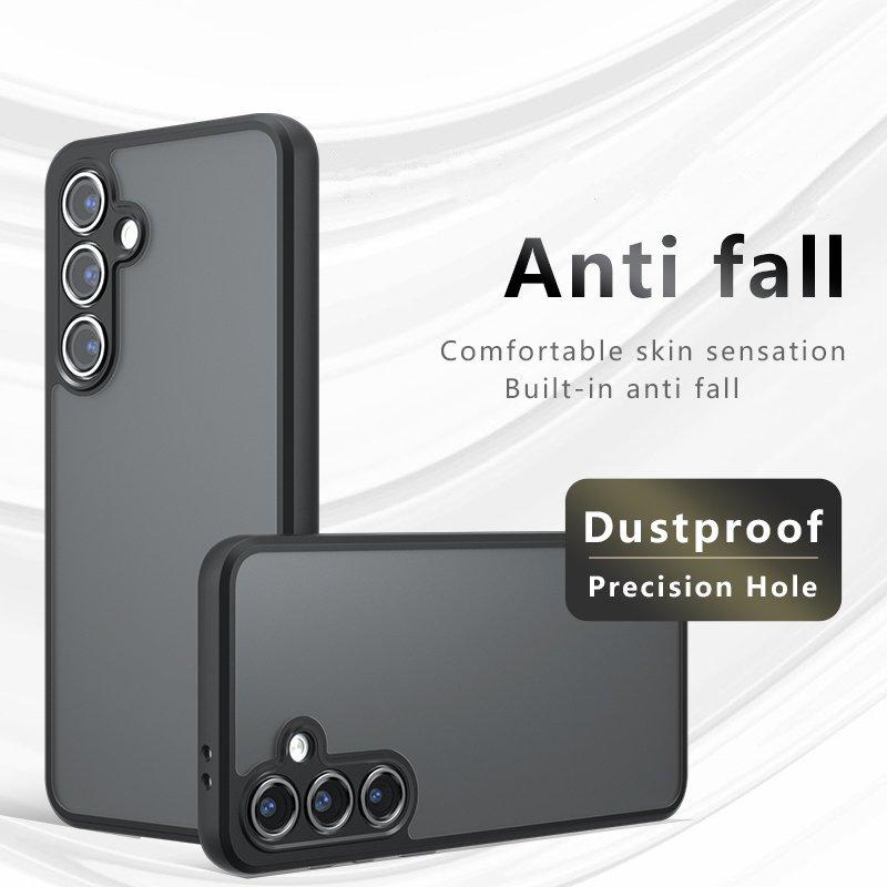 Матовый чехол для Samsung Galaxy S24 Чехол для Samsung Galaxy S24 Plus S24 Ultra Coque Матовая прозрачная задняя крышка из ПК Fundas Samsung S24