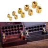8/10/12/14/16/18mm Copper Barrel Hinges Cylindrical Hidden Cabinet Concealed Invisible Brass Hinges Mount For Furniture Hardware