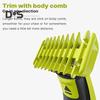 Регулируемая направляющая расческа на 14 длины для Philips One Blade QP2520 QP2530 QP2620 QP2630 Электрический триммер Насадка для бритвы Расческа для позиционирования Чистящая щетка