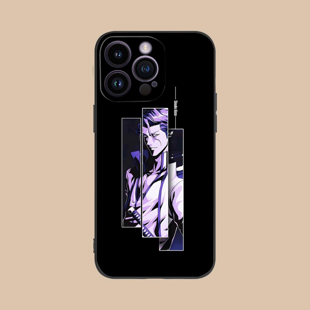 Чехол для телефона Bleach Айзен Сосуке для iPhone 16 15 14 13 12 11 X XR XS 8 7 Pro Max Plus Mini Цветная печать Чехол для мобильных телефонов