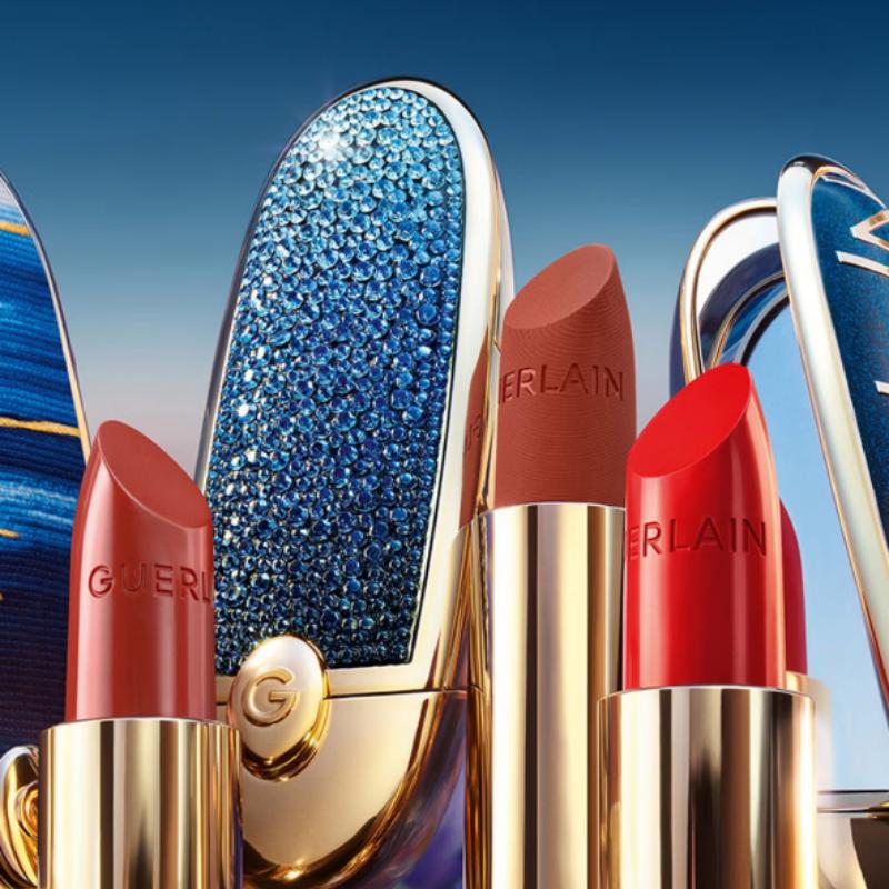 Guerlain Помада Rouge G с футляром L'heure Bleue