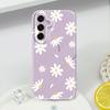 Простой чехол-накладка с ромашками для Samsung Galaxy A57 A37 A17 A56 A36 A26 A16 A06 A55 A35 A25 A15 A05 4G 5G Пленка Жесткая Крышка