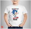 Sonic The Hedgehog Red Nose Day T-shirt Comic Relief Personalized School Boys