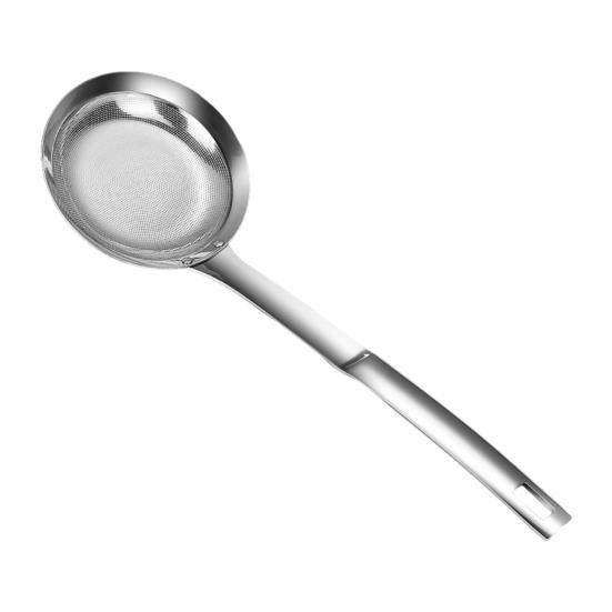 Ложка для сбора жира в горячем горшке, мелкоячеистое сито из нержавеющей стали, пенный фильтр, масляный фильтр для отделения плавающего жира, ковш-дуршлаг с длинной ручкой
