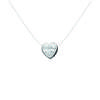 [K3742] - Silver Necklace 'Love' Silver White (rhodium-plated) - 6x6 Mm