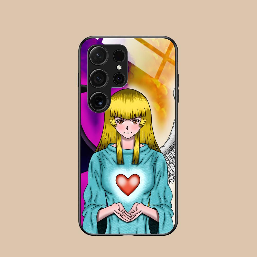 Чехол для телефона Yugioh Change of Heart для Samsung Galaxy A56 55 54 53 52 51 36 35 34 23 16 15 5G Стеклянный Цветной Чехол Красивый Чехол