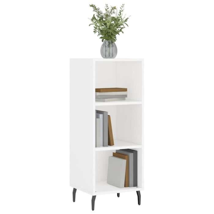 VidaXL Buffet blanc 34,5x32,5x90 cm bois d'ingénierie 828748