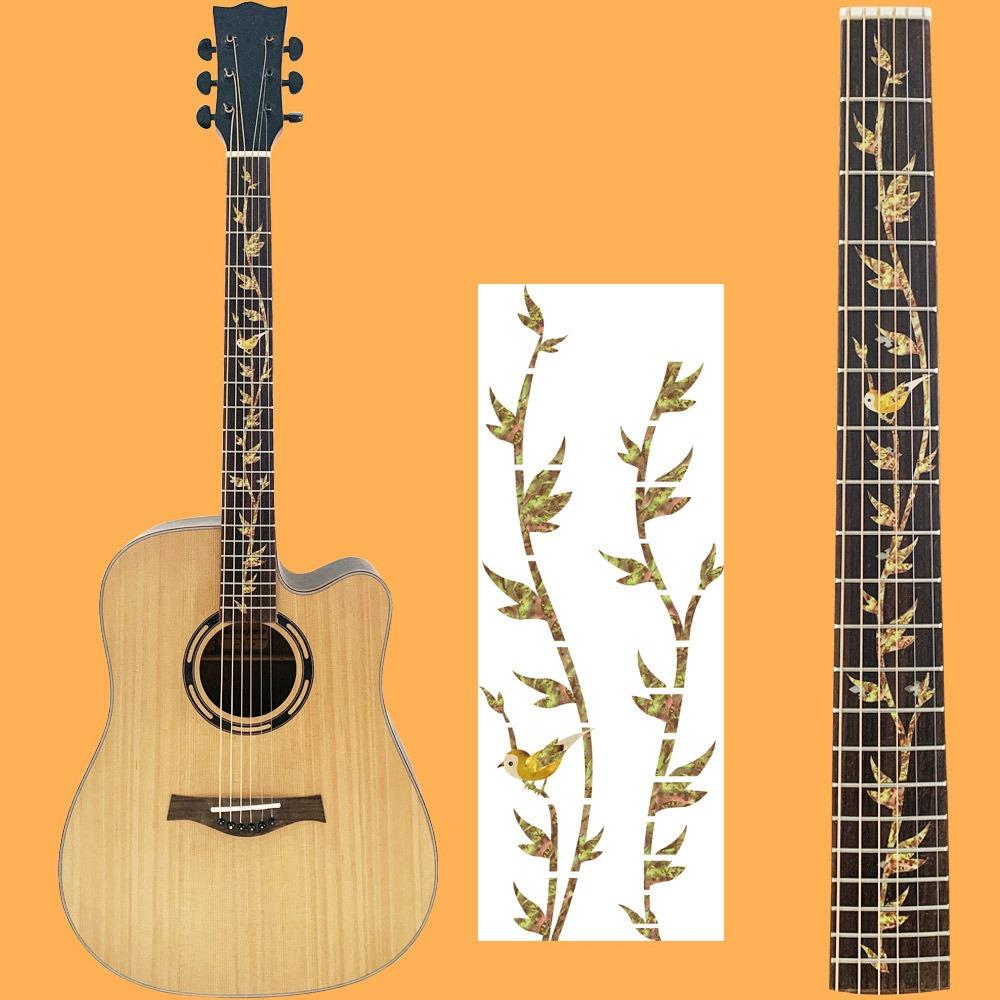 DIY Bass Inlay Decal Guitarra Accessories Наклейка на гриф гитары Наклейка на гриф гитары Бас-гитара