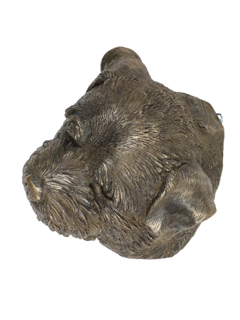 Norfolk Terrier I - Dog Statue, Hanging Bust, Unique Decoration for Dog Lover by Art-Dog Brand
