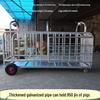 Sow Transport and Weighing Cage: Pig Pen Cart for Safe Loading and Farm Use
