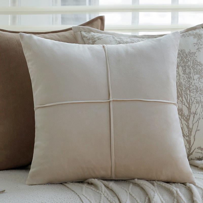 Коричневая подушка, Античный стиль, Наволочка в стиле ретро, Французский стиль, Гостиная, Диван-кровать, Подушка, Подушка для эркерного окна, Подушка для поясницы