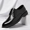6/8CM Height Increasing Men's Formal Shoes Black High-quality Leather Casual Shoes Office Formal Suit Men's Business Shoes