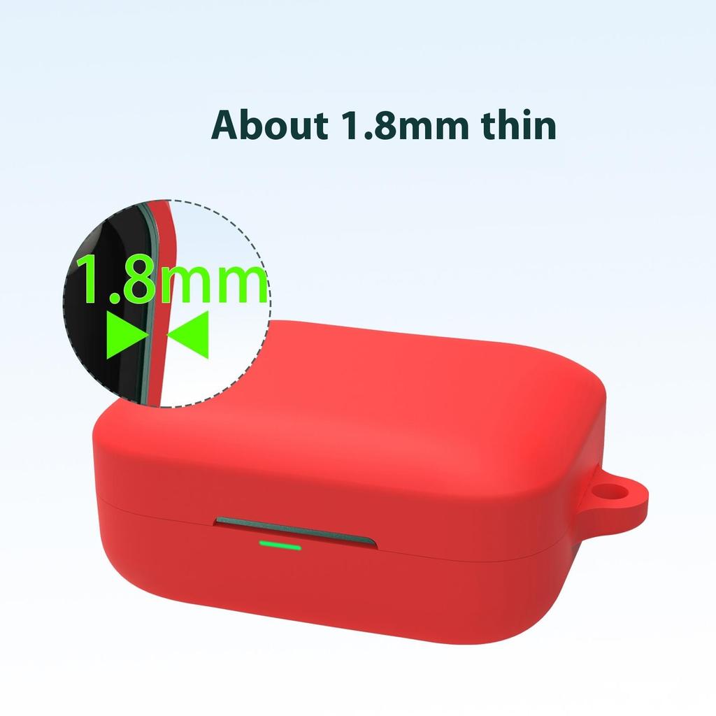 For Realme Buds Air 7 Protective Case Bluetooth-Compatible Earphones Silicone Cover with Hook