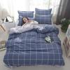 Cotton Bed Sheet Set With Active Print Modern Minimalist Style Queen King Size