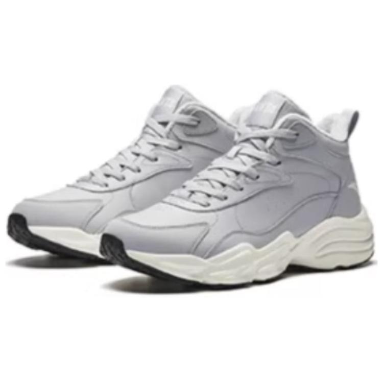 Anta Planet Trendy универсальные флисовые высокие повседневные туфли мужские кроссовки грязно-лаймовые 112448956-4