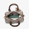 2025 autumn and winter new bag women's fashion Boston pillow bag texture versatile printed handbag trend versatile