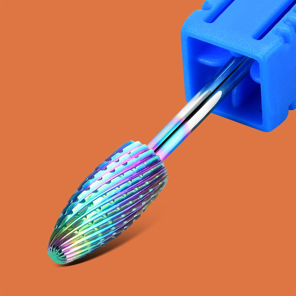 Твердосплавные вольфрамовые насадки для ногтей, фрезы, электрические сверла для ногтей, инструменты для очистки кутикулы для педикюра, маникюрные буферы, дрель