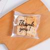 100 Pcs Mini Small Cute Thank You Package Button Biscuit Packaging Machine Sealing Cookie Snack Candy Sugar Bags