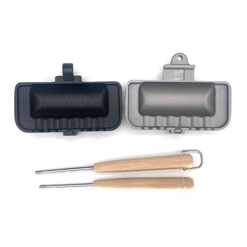 Двусторонняя сковорода для сэндвичей, антипригарная складная сковорода-гриль для хлеба, тостов, машина для завтрака, блинница, кухня