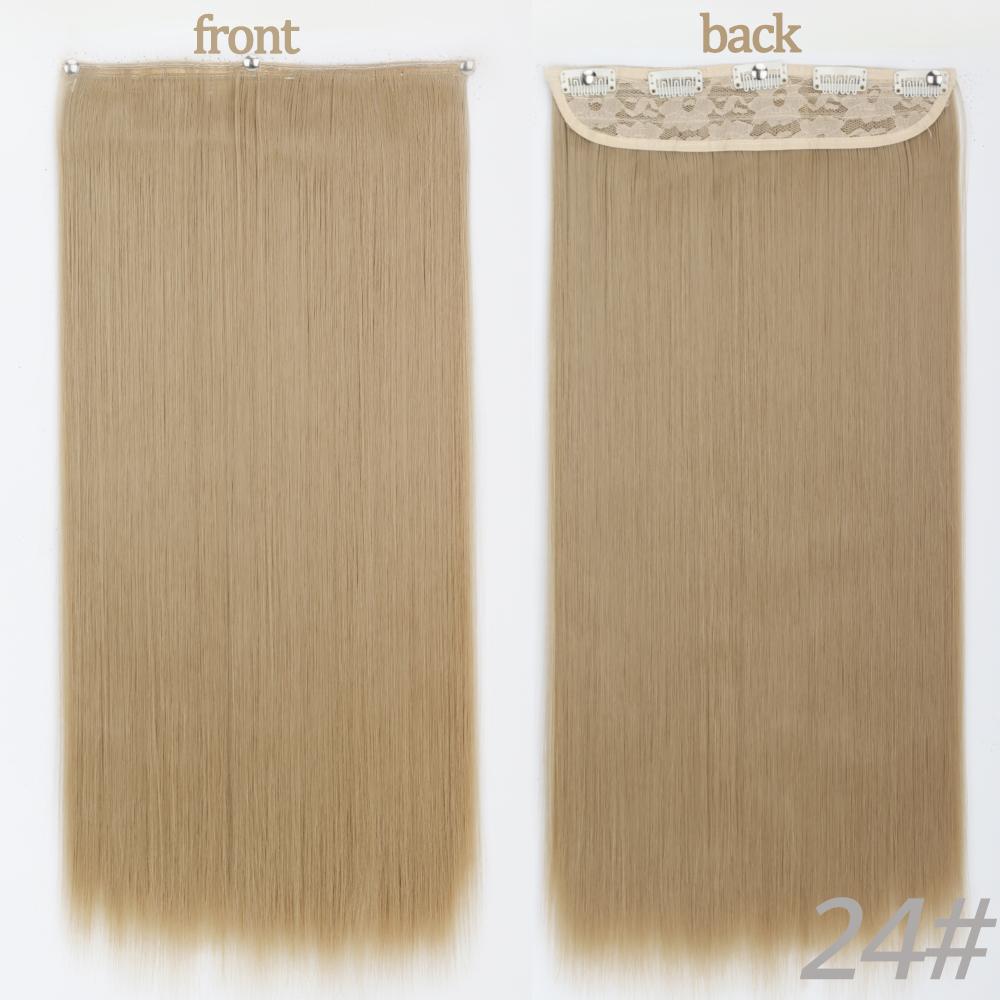 MERISIHAIR Длинные волнистые синтетические волокна 22 дюйма 5 зажимов для наращивания волос Волнистые прямые волосы Черный Коричневый Блондинка Повседневная одежда