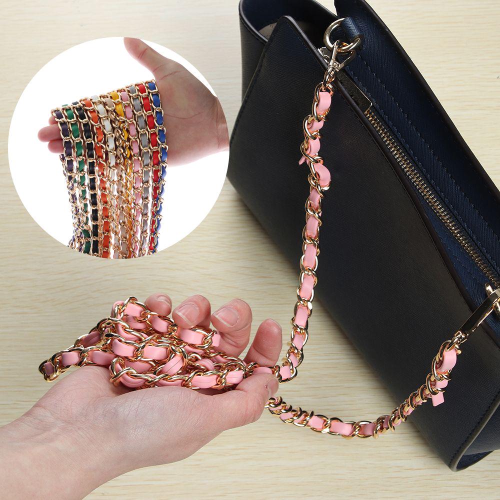 120cm Fashion Crossbody Women Shoulder Bag Strap Handbag Chain Replacement Metal Leather