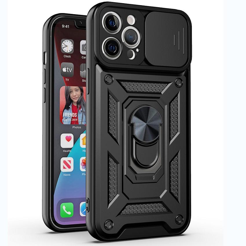 Applicable to iPhone17Pro window push mobile phone case Apple 15 cis armor car 16 Sergeant X ring bracket protective case