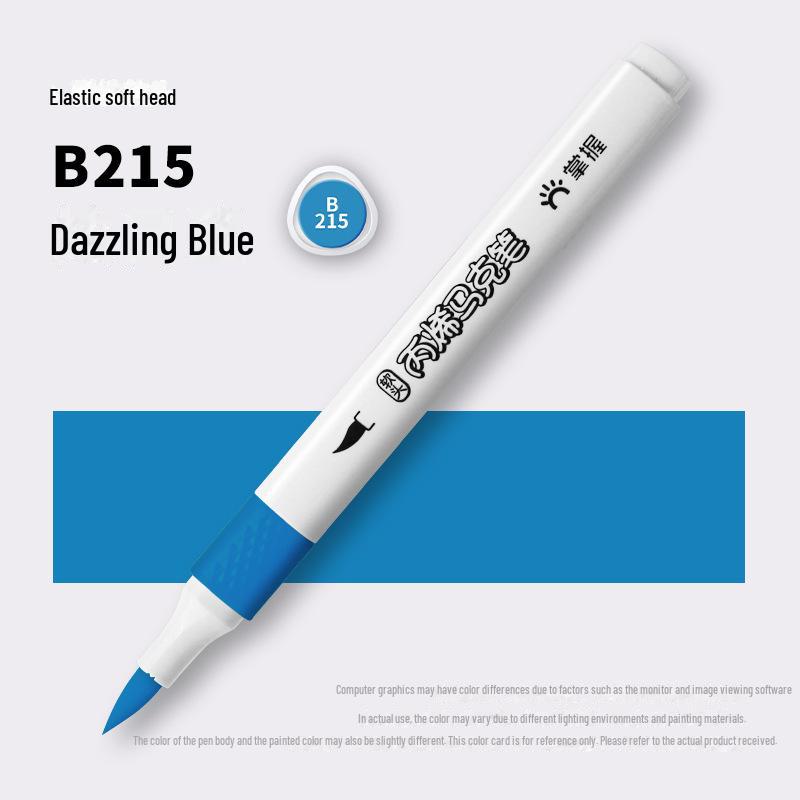 Акриловый маркер для студентов с мягким наконечником, непрозрачный, штабелируемый, можно выбрать дополнительные цвета